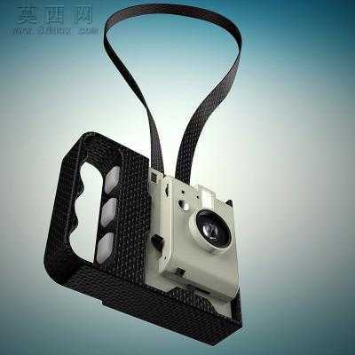 抓拍带和手柄配件相机 3D模型