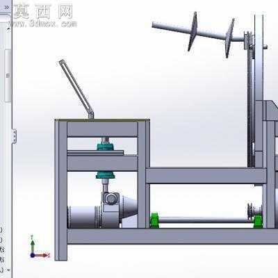 型材包装机 3D模型