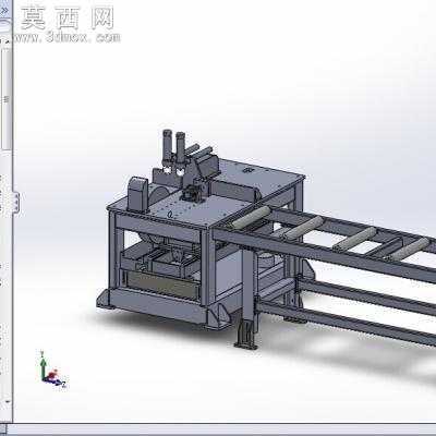 12寸铝材成品锯铝型材切割机 3D模型