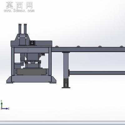 12寸铝材成品锯铝型材切割机 3D模型
