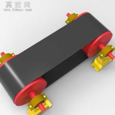 proe传送带减速器 3D模型