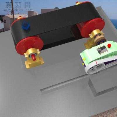 proe传送带减速器 3D模型