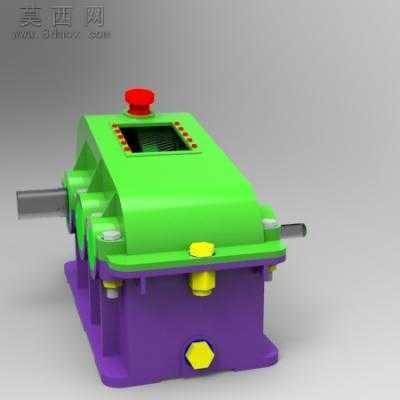 proe传送带减速器 3D模型