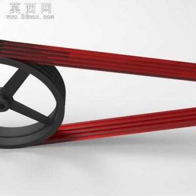 proe传送带减速器 3D模型
