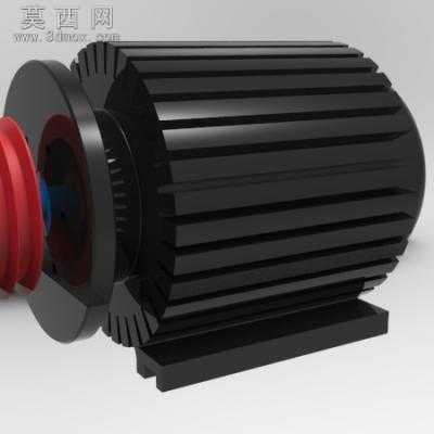 proe传送带减速器 3D模型