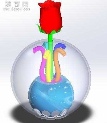 ��Ȫ��ƿ 3Dģ��