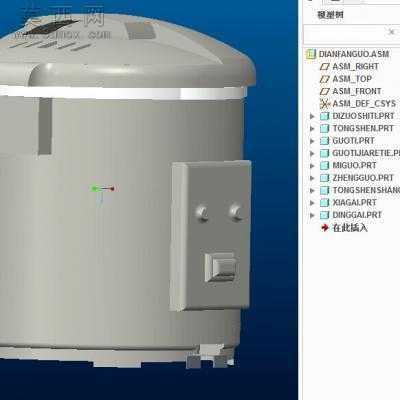 电饭锅 3D模型