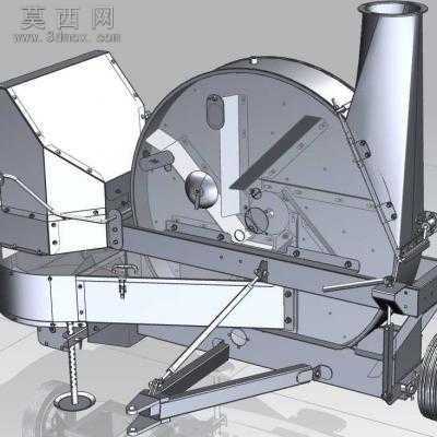 饲料鼓风机 3D模型