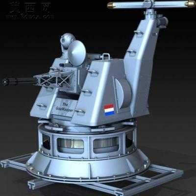 荷兰泰雷兹“守门员”近程防御武器系统 3D模型