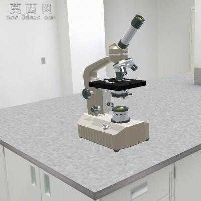 显微镜 3D模型,