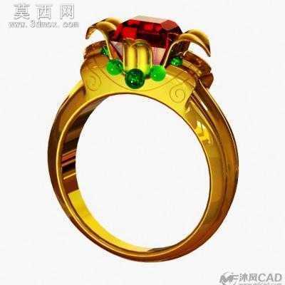 钻戒 3D模型
