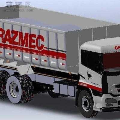 重卡自卸车 3D模型