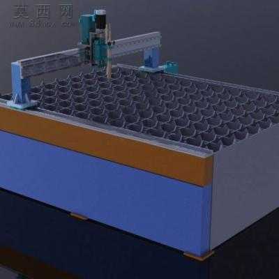 金属板材CNC数控等离子切割机 3D模型
