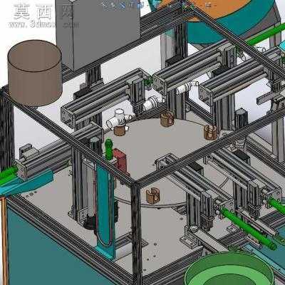 自动医药配件组装机SW设计 3D模型