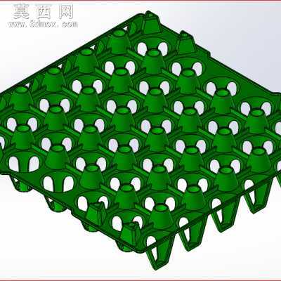 鸡蛋盛放器皿 3D模型