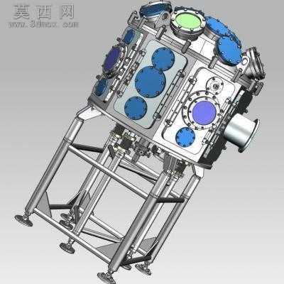 八角形真空室 3D模型