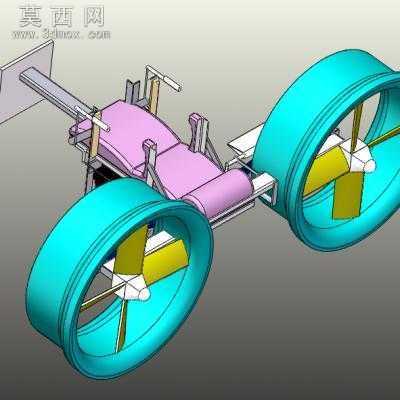 涡轮喷气发动机组件 3D模型
