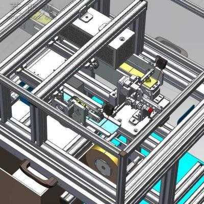 红外线干燥贴标机 3D模型