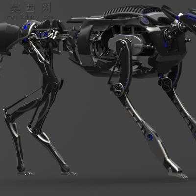 犬类机器人 3D模型