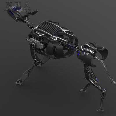 犬类机器人 3D模型