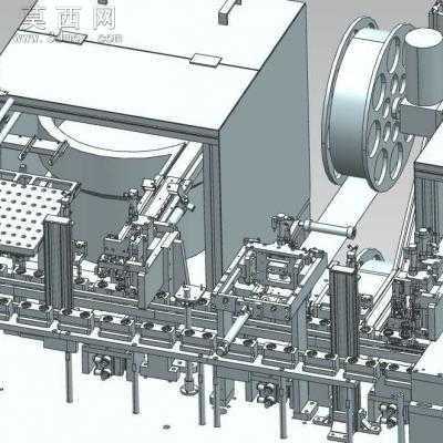 非标自动组装机UG设计 3D模型
