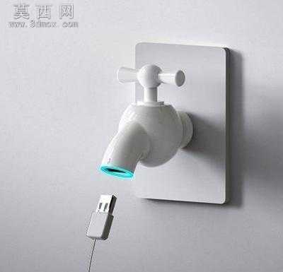 ˮ��ͷ����USB��� 3D