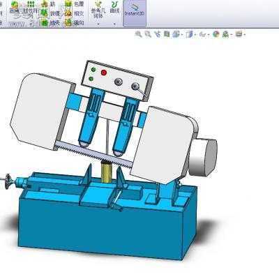 锯床三维模型 3D模型