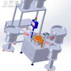 洗发水盖子组装机 3D模型