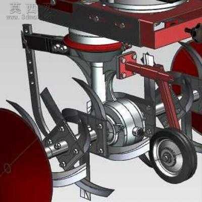 小型松土机UG设计 3D模型