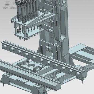 工位拧紧机UG设计 3D模型