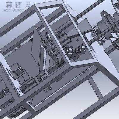 外包装袋热封真空包装机SW设计 3D模型