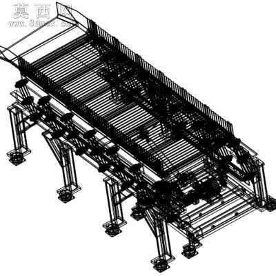 振荡输送机 3D模型
