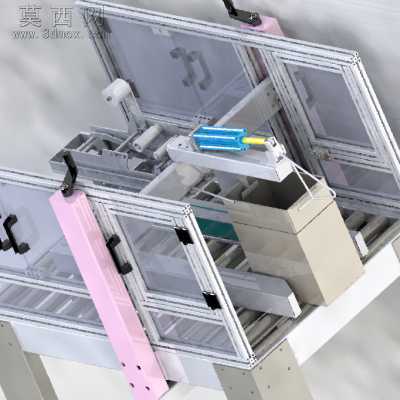 封箱机成熟产品 3D模型