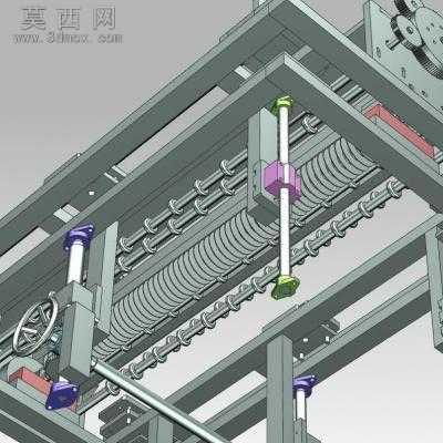 纸板、泡沫板等打孔机UG设计 3D模型