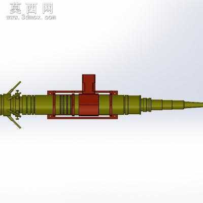 激光切割机切割头 3D模型