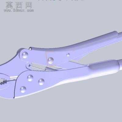 大力钳 3D模型