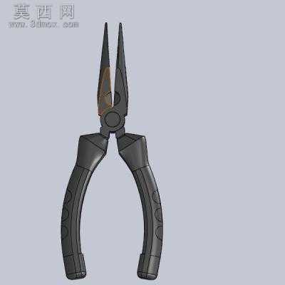 尖嘴钳 3D模型