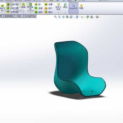 曲面吊椅 3D模型