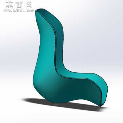 曲面吊椅 3D模型
