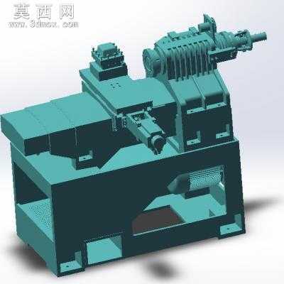 线轨数控车床模型 3D模型