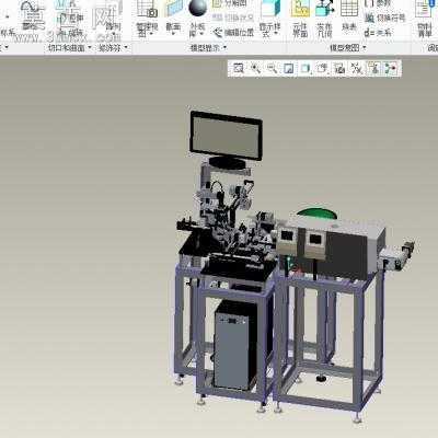 电感器组装焊接点胶一体机 3D模型