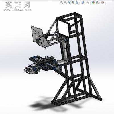 非标自动化钻铣一体机床 3D模型