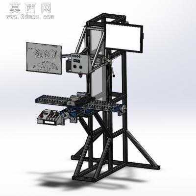非标自动化钻铣一体机床 3D模型