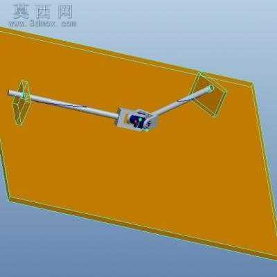 万向节传动机构 3D模型