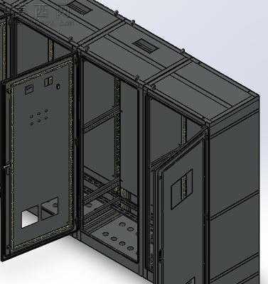 钣金柜子仿威图 3D模型