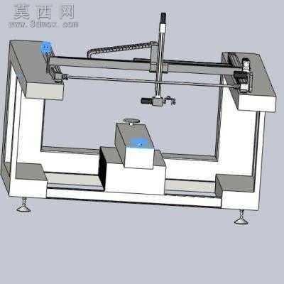 五轴涂装机 3D模型