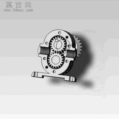 齿轮泵大作业 3D模型