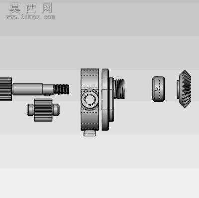 齿轮泵大作业 3D模型