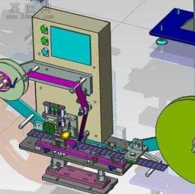 自动化模组包括收放料机与包装机UG8.0设计 3D模型