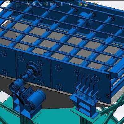 圆振动筛SW设计 3D模型